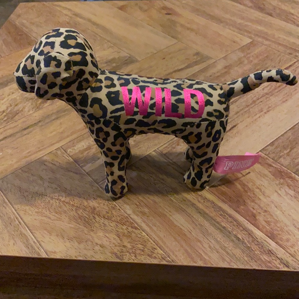 PINK dog leopard print